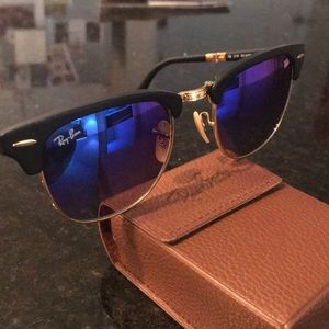 Ray Ban Clubmaster Foldable Sunglasses